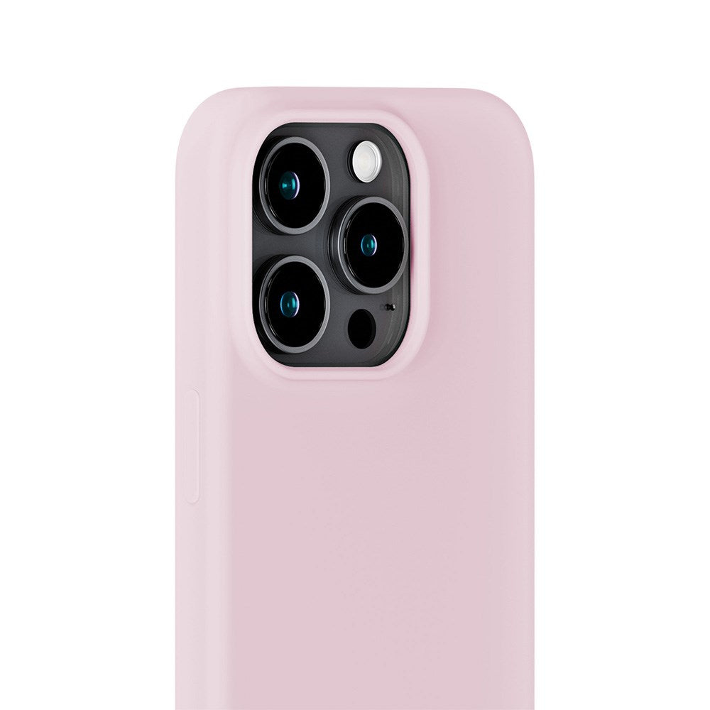 Holdit iPhone 15 Pro Soft Touch Silikone Case - Pale Pink