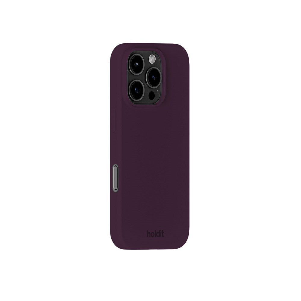 Holdit iPhone 16 Pro Soft Touch Silikone Case - Deep Plum