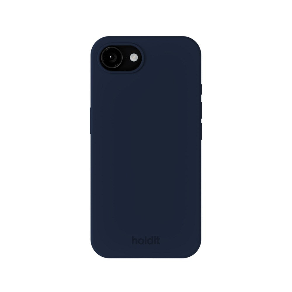 Holdit iPhone 16e Soft Touch Silikone Case - Midnight Blue
