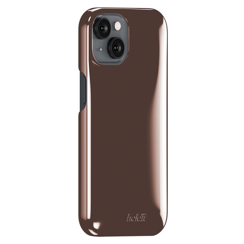 Holdit iPhone 16e / 15 / 14 / 13 Puffy Case - Chocolate