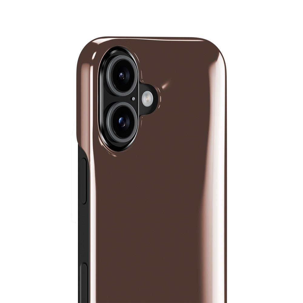 Holdit iPhone 16 Puffy Case - Chocolate