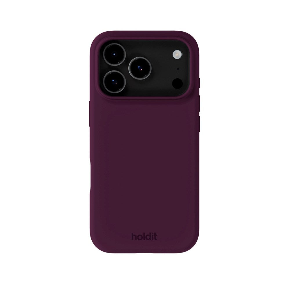 Holdit iPhone 17 Pro Max Soft Touch Silicone Case - Deep Plum