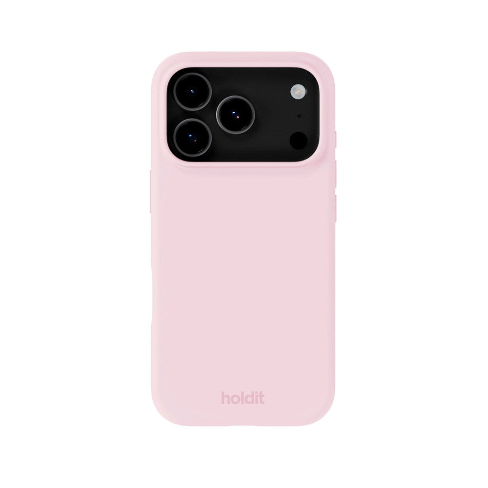 Holdit iPhone 17 Pro Max Soft Touch Silicone Case - Pale Pink