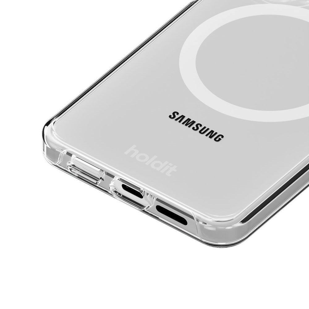 Samsung Galaxy S26+ (Plus) Holdit MagSafe Case - Transparent / White