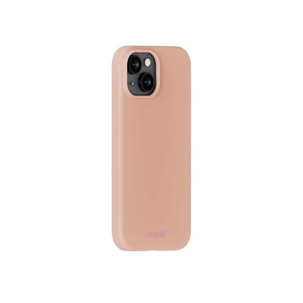 iPhone 15 Holdit Soft Touch Silicone Case - Bare Pink