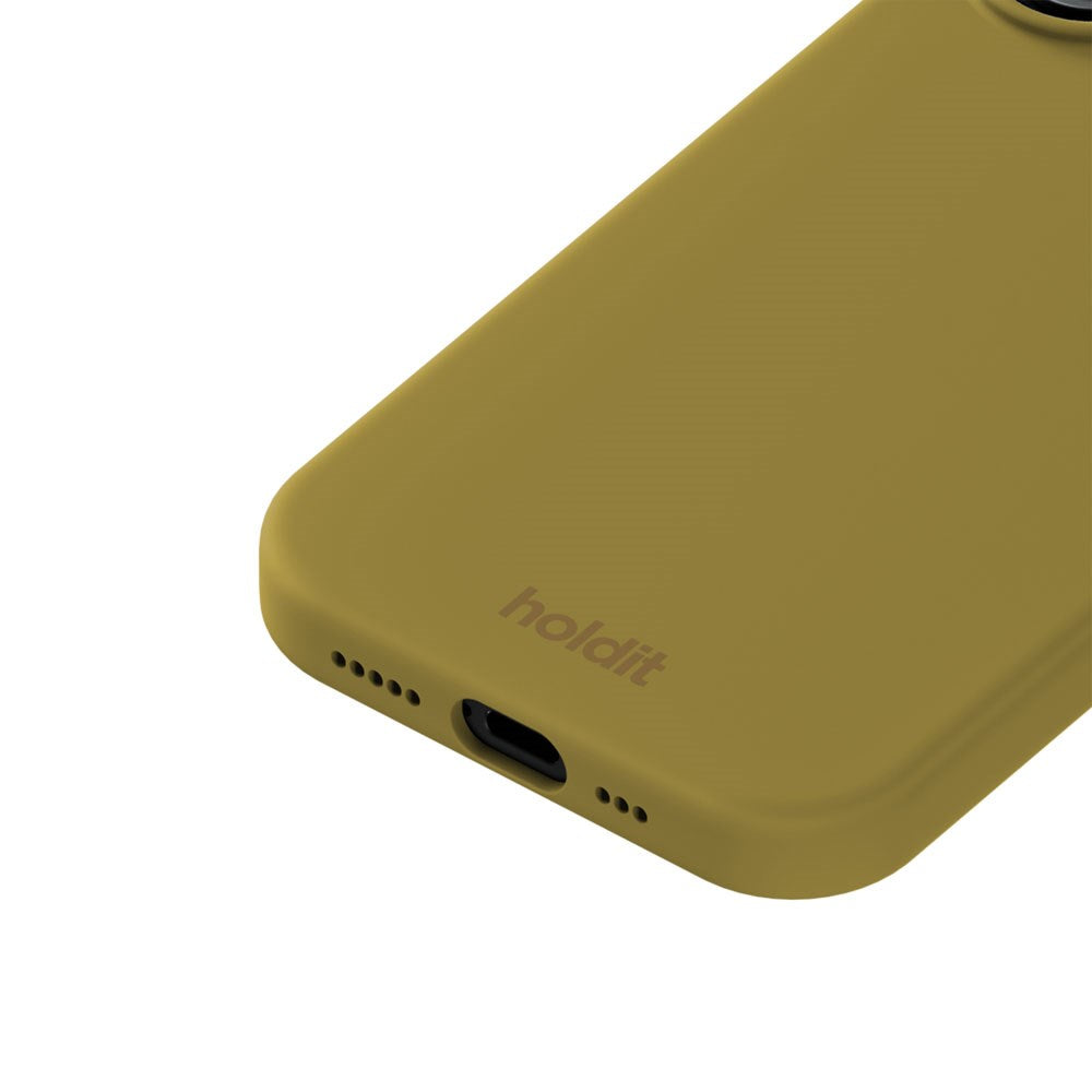 iPhone 17 Holdit Soft Touch Silicone Case - Warm Olive