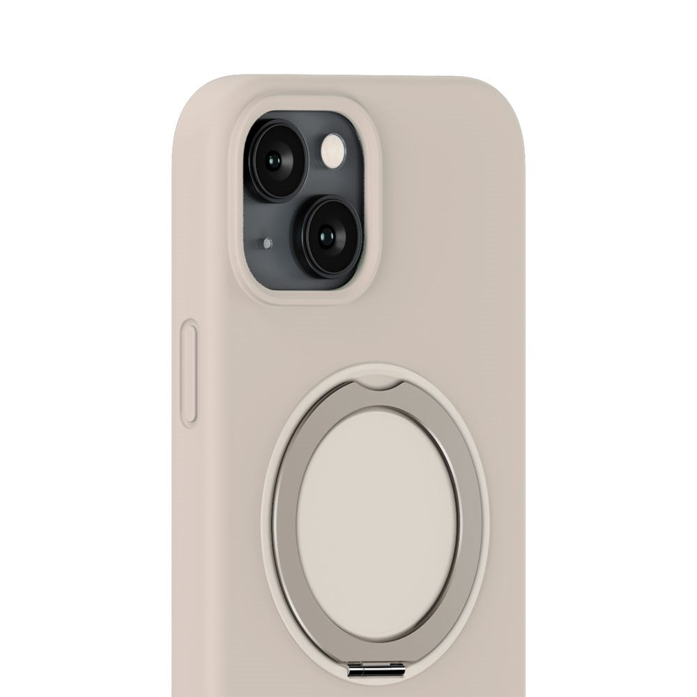 iPhone 17e / 16e / 15 Holdit Silicone Stand Case - Light Beige