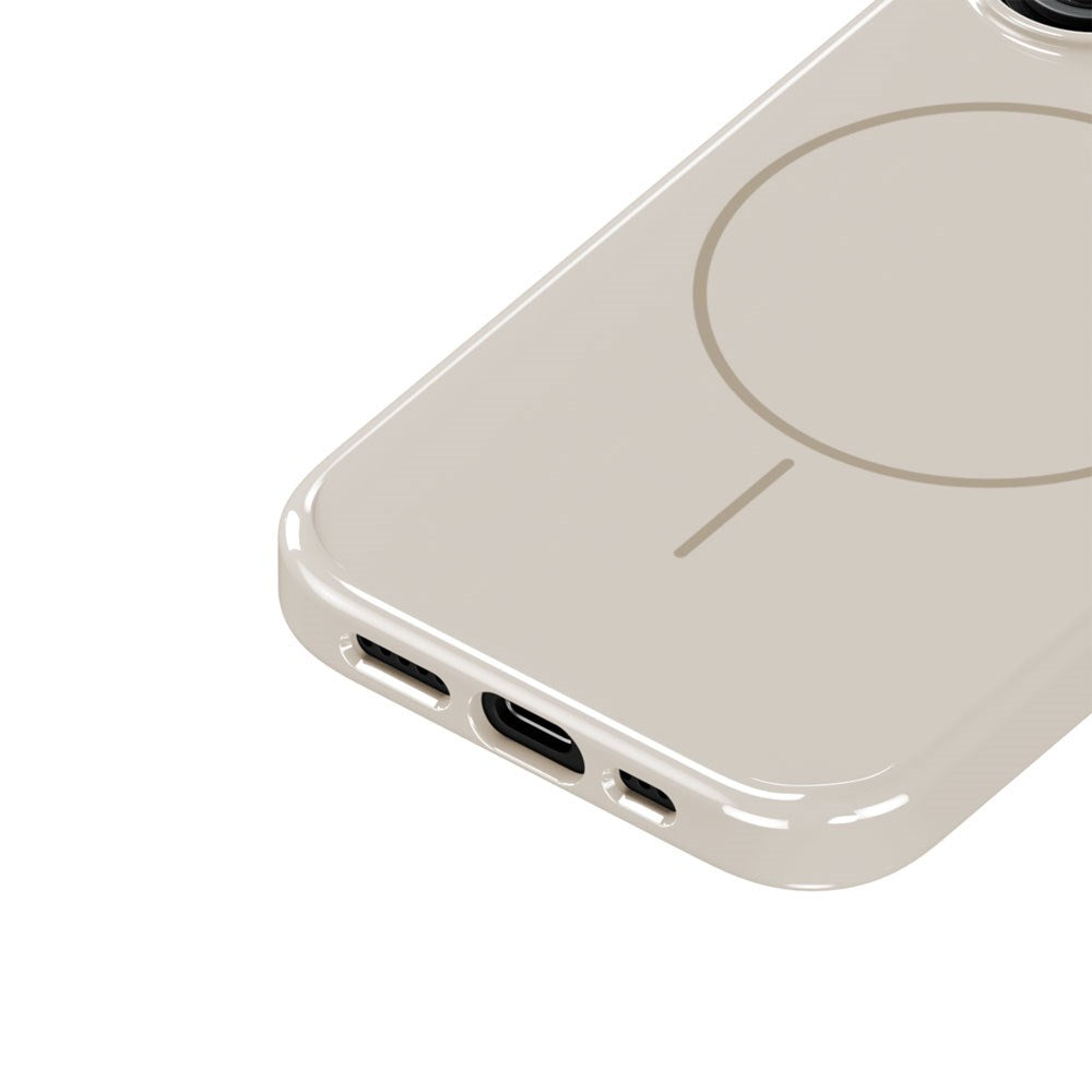 iPhone 16 Holdit Mono Case - MagSafe Compatible - Light Beige / Beige