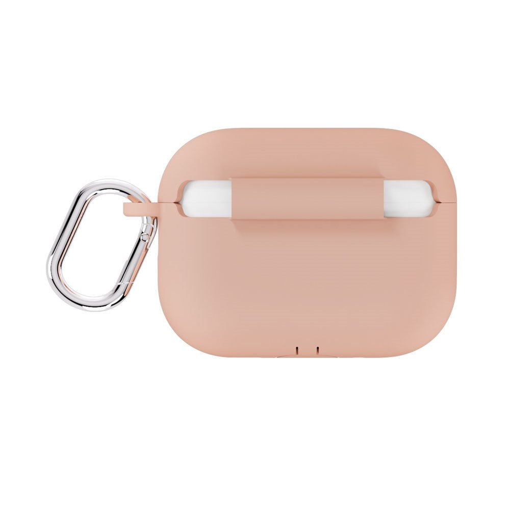 Apple AirPods Pro (3rd Gen.) Holdit Silicone Case with Carabiner - Bare Pink