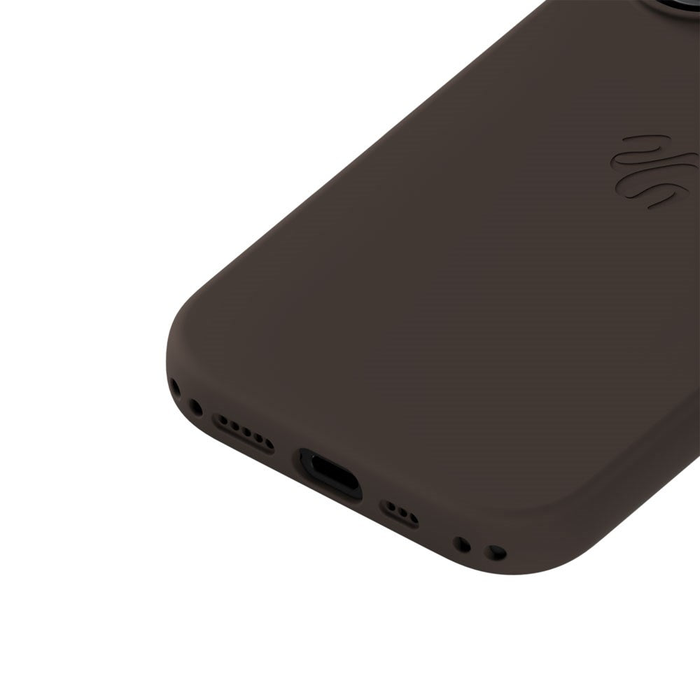 iPhone 17 Holdit Soft Touch MagSafe Silicone Case - Chocolate
