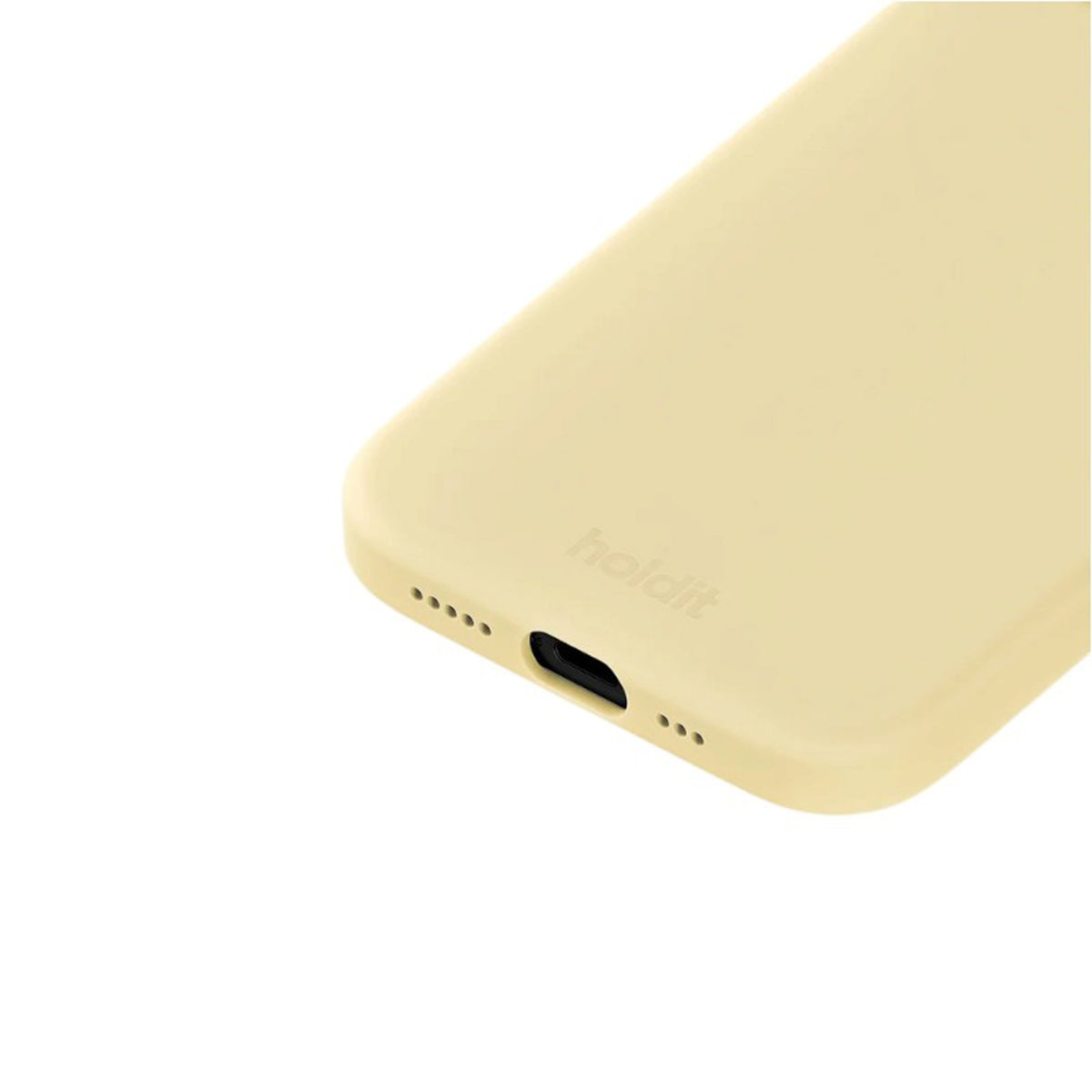 Holdit iPhone 14 Soft Touch Silicone Case - Butter Yellow