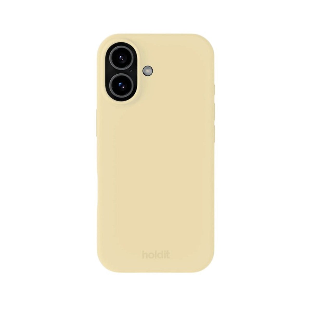 Holdit iPhone 17 Soft Touch Silicone Case - Butter Yellow