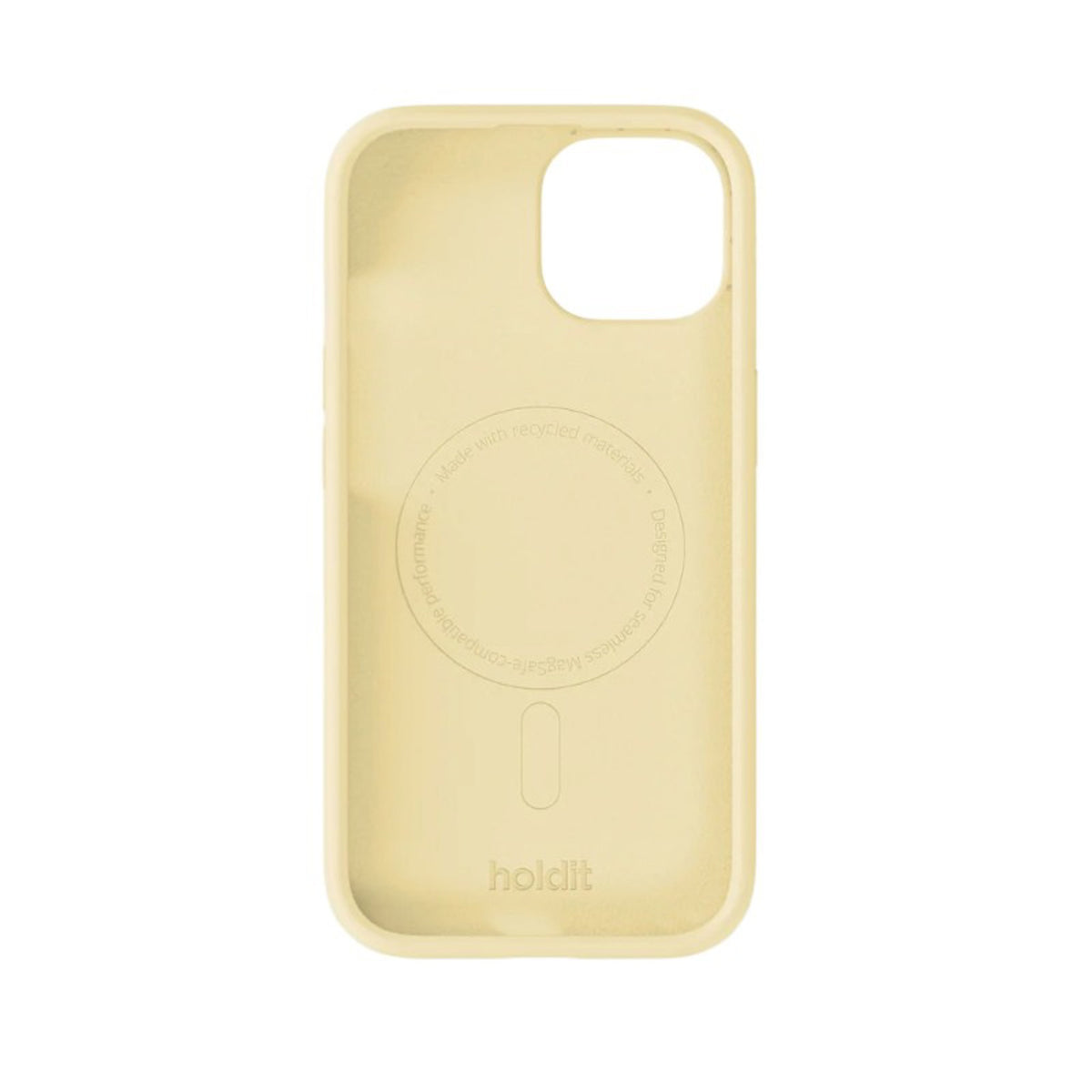 iPhone 17e / 16e / 15 / 14 / 13 Holdit Soft Touch MagSafe Silicone Case - Butter Yellow