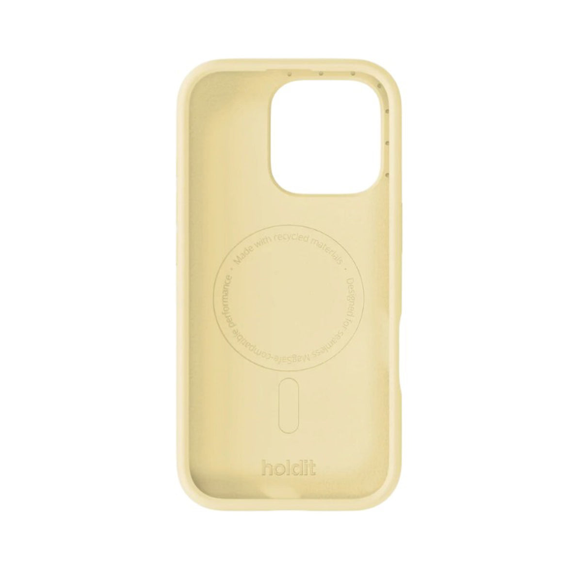 iPhone 16 Pro Holdit Soft Touch MagSafe Silicone Case - Butter Yellow