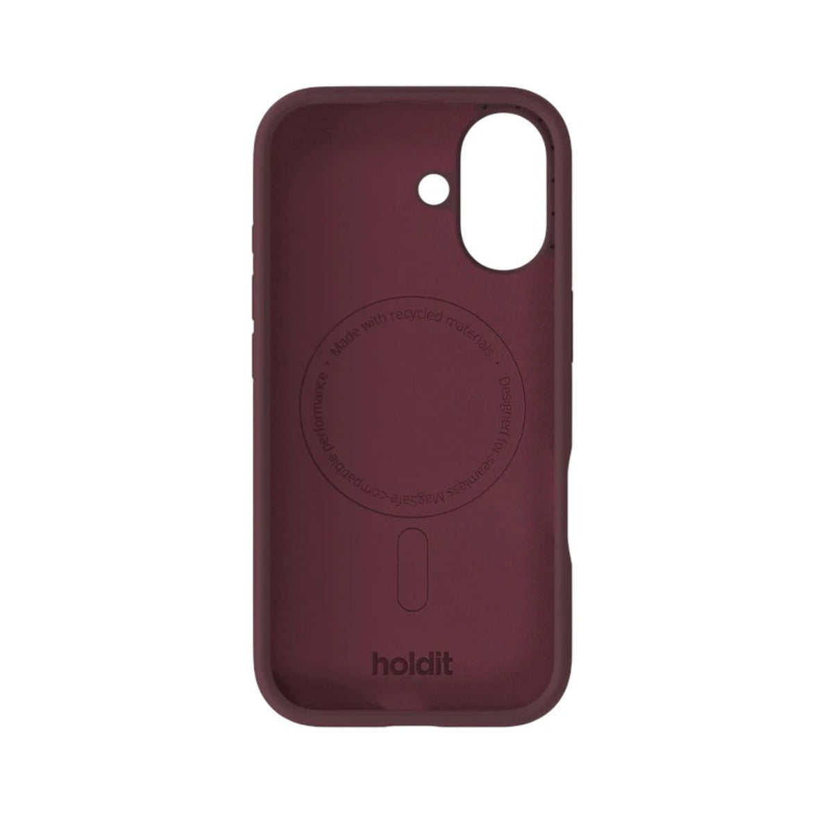 iPhone 17 Holdit Soft Touch MagSafe Silicone Case - Bordeaux