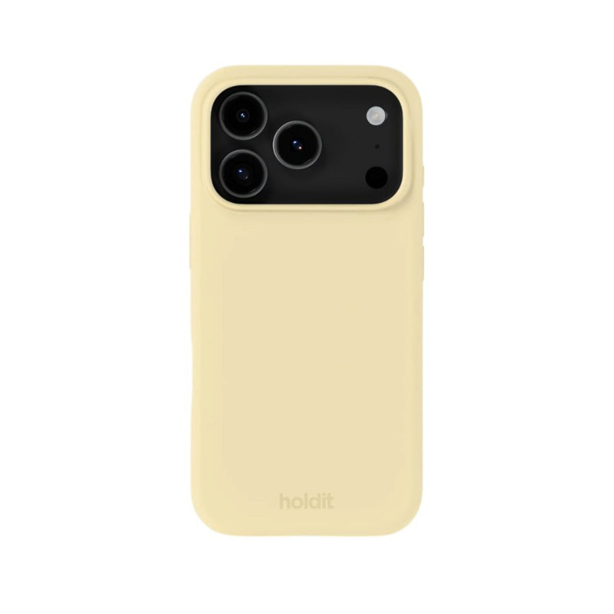 iPhone 18 Pro / 17 Pro Holdit Soft Touch Silicone Case - Butter Yellow