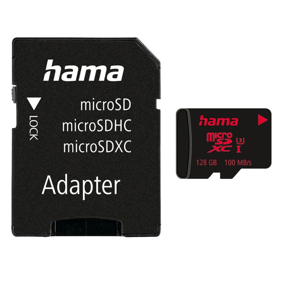 HAMA Micro SDXC Card incl. SD-Adapter 100MB/s - 128GB