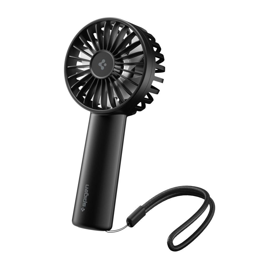 Spigen A905 Mini Portable Handheld Fan with Strap - Black