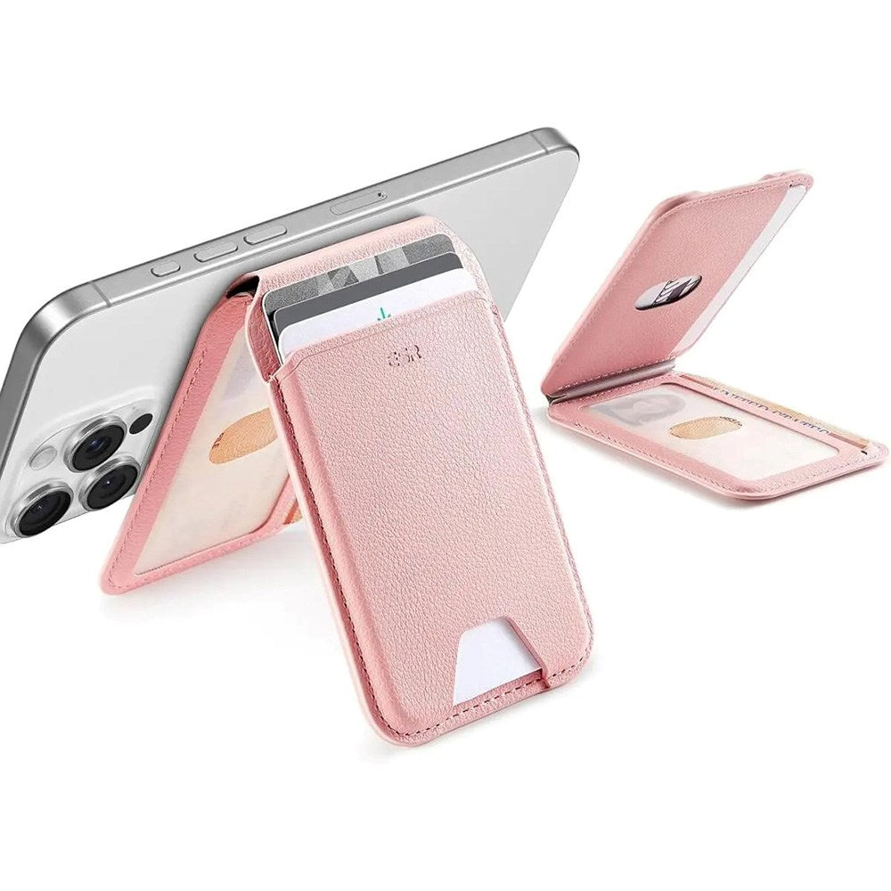 ESR Aura Wallet Magnetic Card Holder with Stand Function - Pink