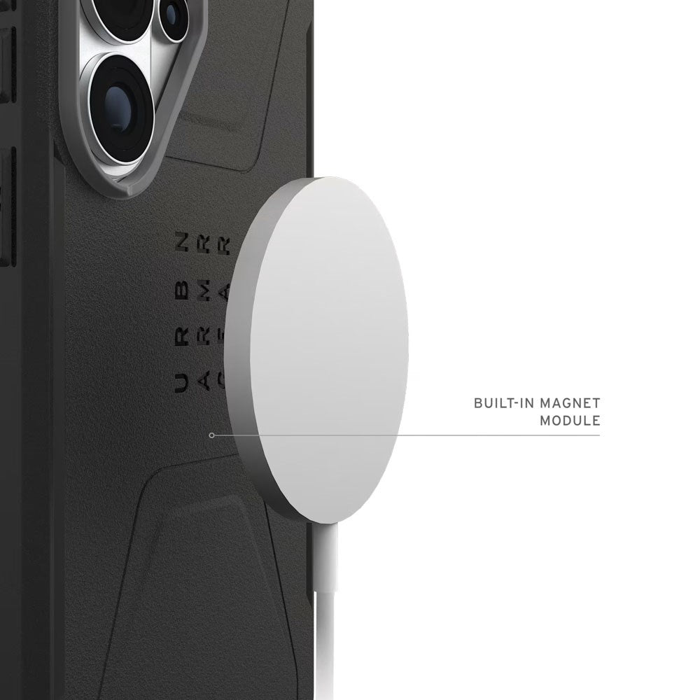 Samsung Galaxy S26 Ultra UAG Civilian Case - MagSafe Compatible - Black