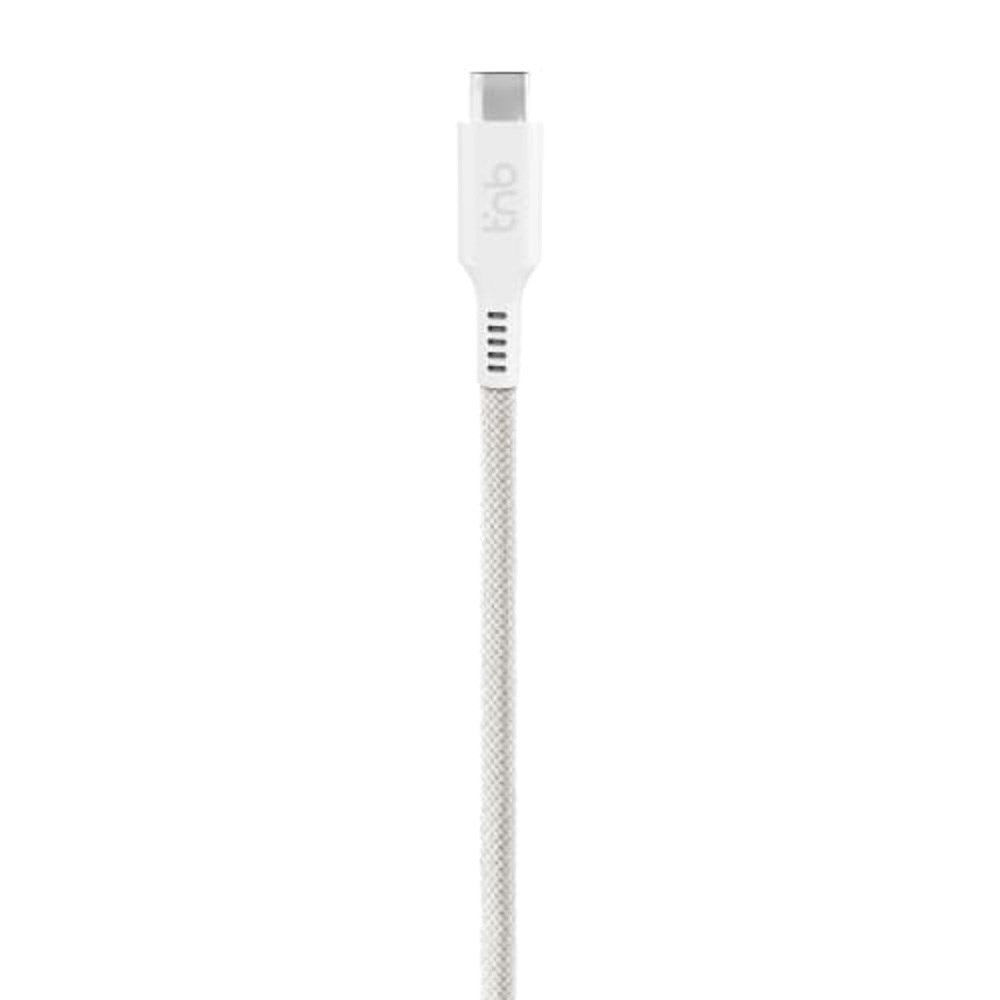 T'NB Magnetic USB-C to USB-C Cable - 1.5m / 60W - White