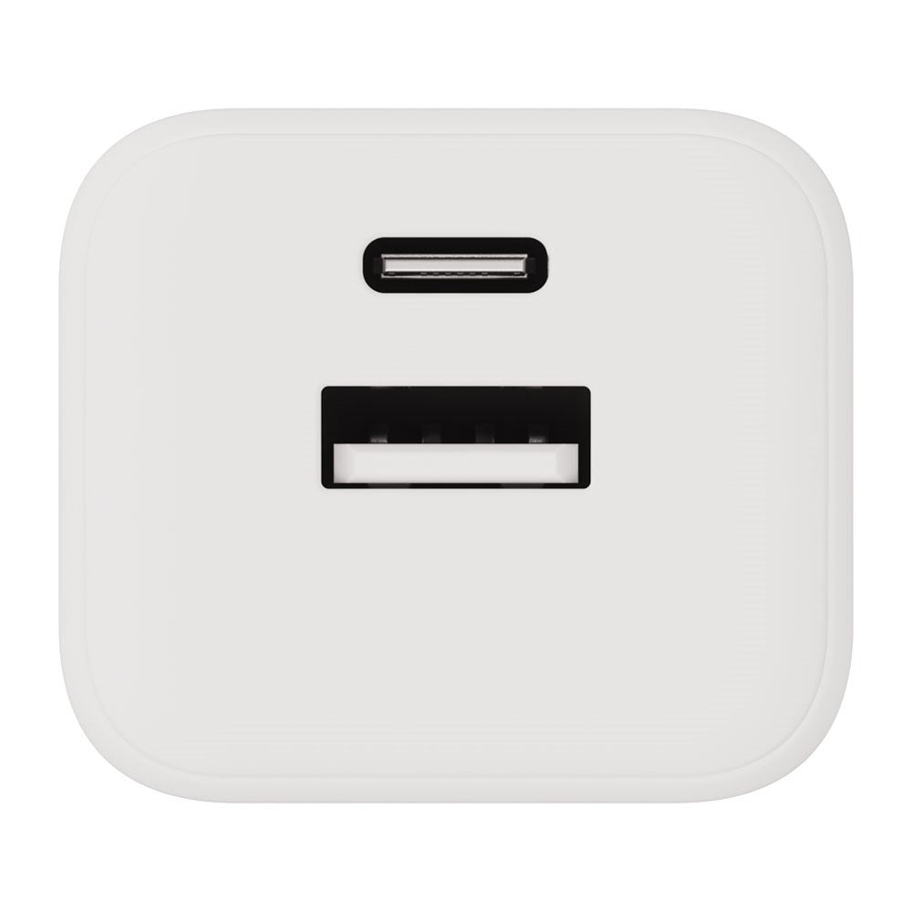 X2O 35W Wall Charger with 1x USB-A & 1x USB-C - White
