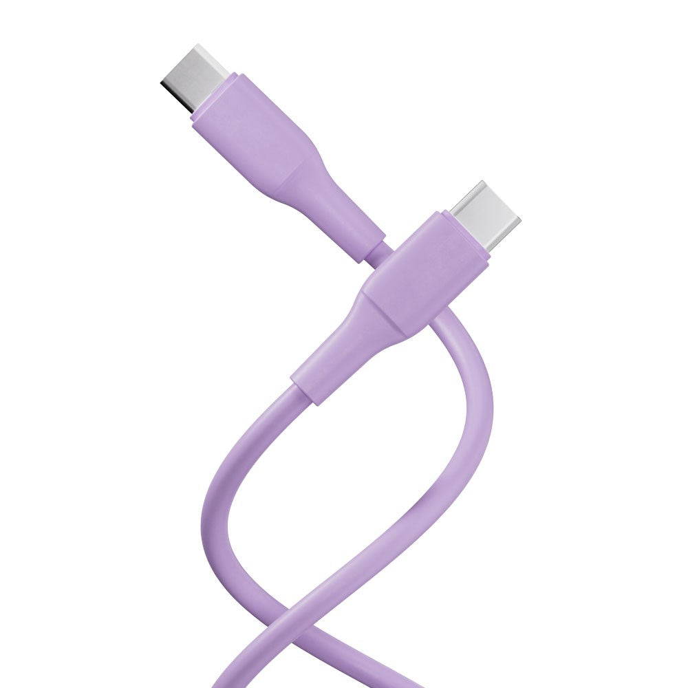 X2O Superflex 60W USB-C to USB-C Cable - 1.5m - Purple