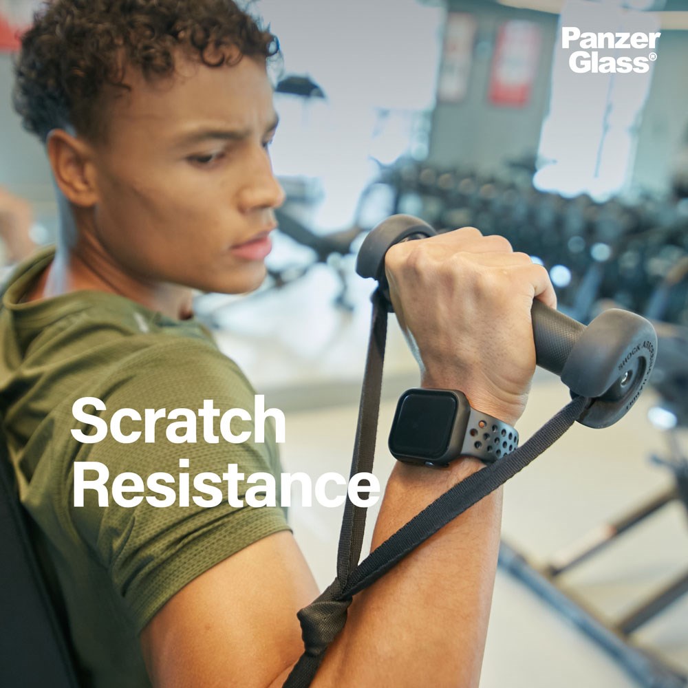 PanzerGlass Apple Watch Ultra 1/2 (49mm) Snappie Full Body Slim Case with Built-in Screen Protector - Black