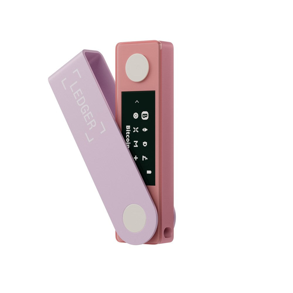 Ledger Nano X Crypto Hardware Wallet - Pastel Pink