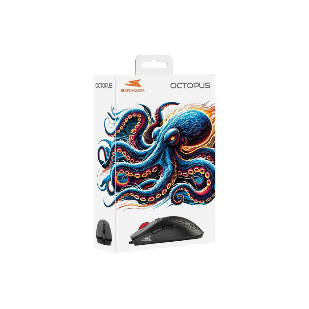 Baracuda OCTOPUS Gaming Mouse - 6D / 3600 DPI - Black