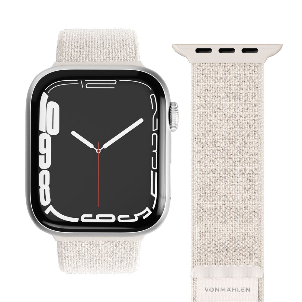 Apple Watch (42/44/45/46/SE/49mm) Vonmählen Fitness Loop 2 Nylon Strap - Gray
