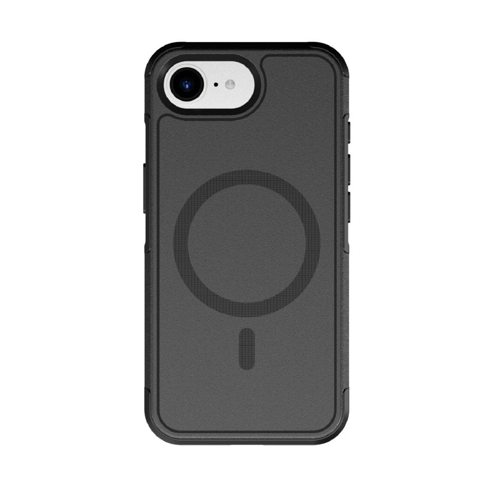 iPhone 16e 4smarts Defend Hybrid Case - MagSafe Compatible - Black