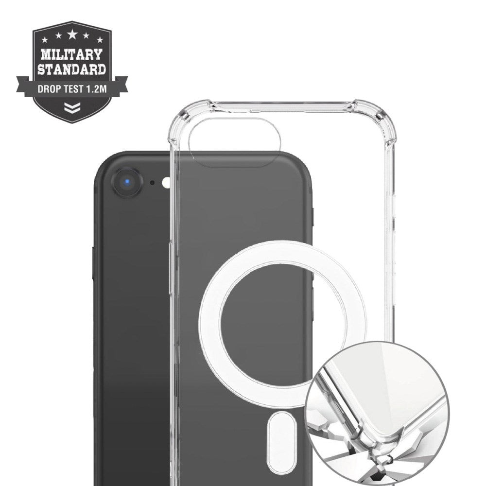 iPhone 16e 4smarts Ibiza Hybrid Case - MagSafe Compatible - Transparent