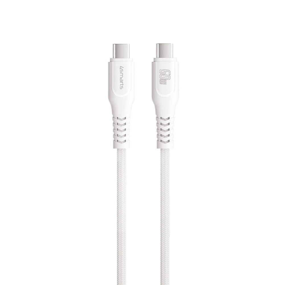 4smarts PremiumCord USB-C to USB-C Cable 60W - 1.5 m - White