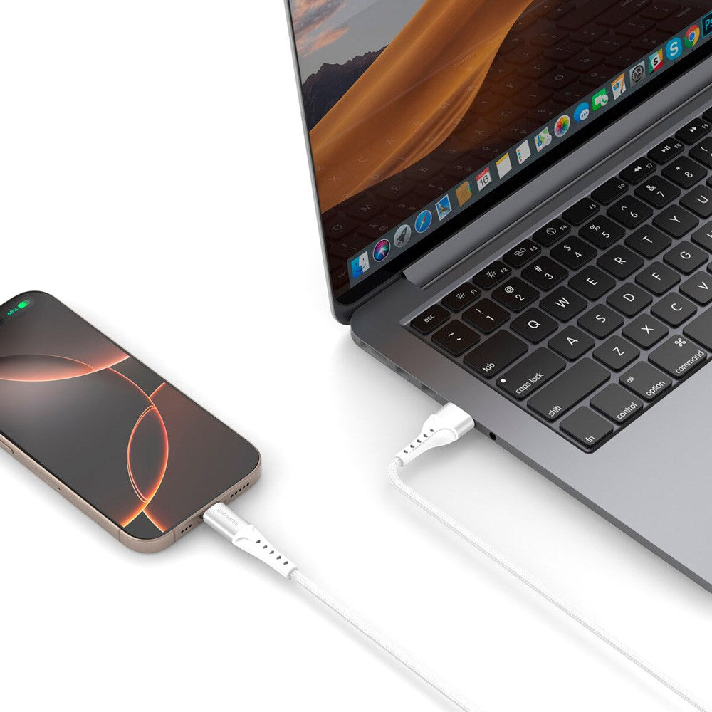 4smarts PrimeCord USB-C to USB-A Cable 18W - 1.5 m - White