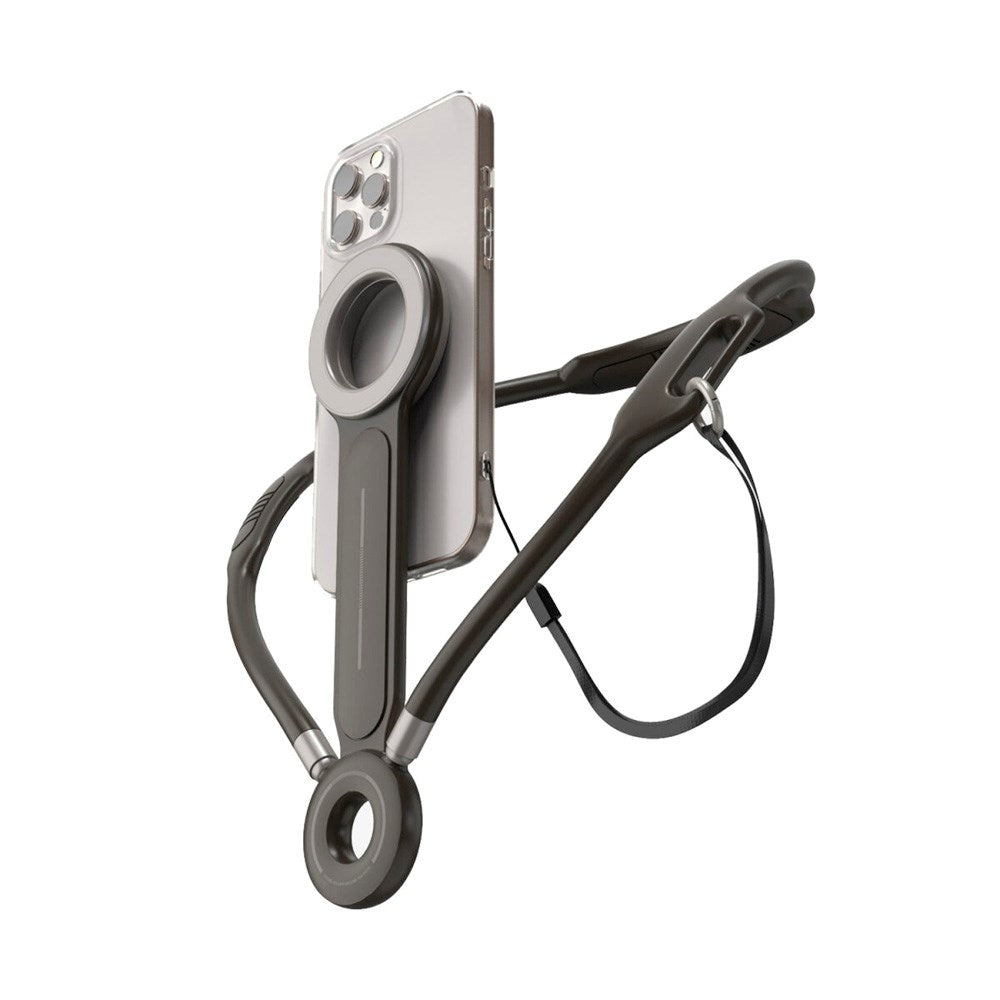 4smarts Magnetic Neck Holder for Mobile - MagSafe Compatible - Black