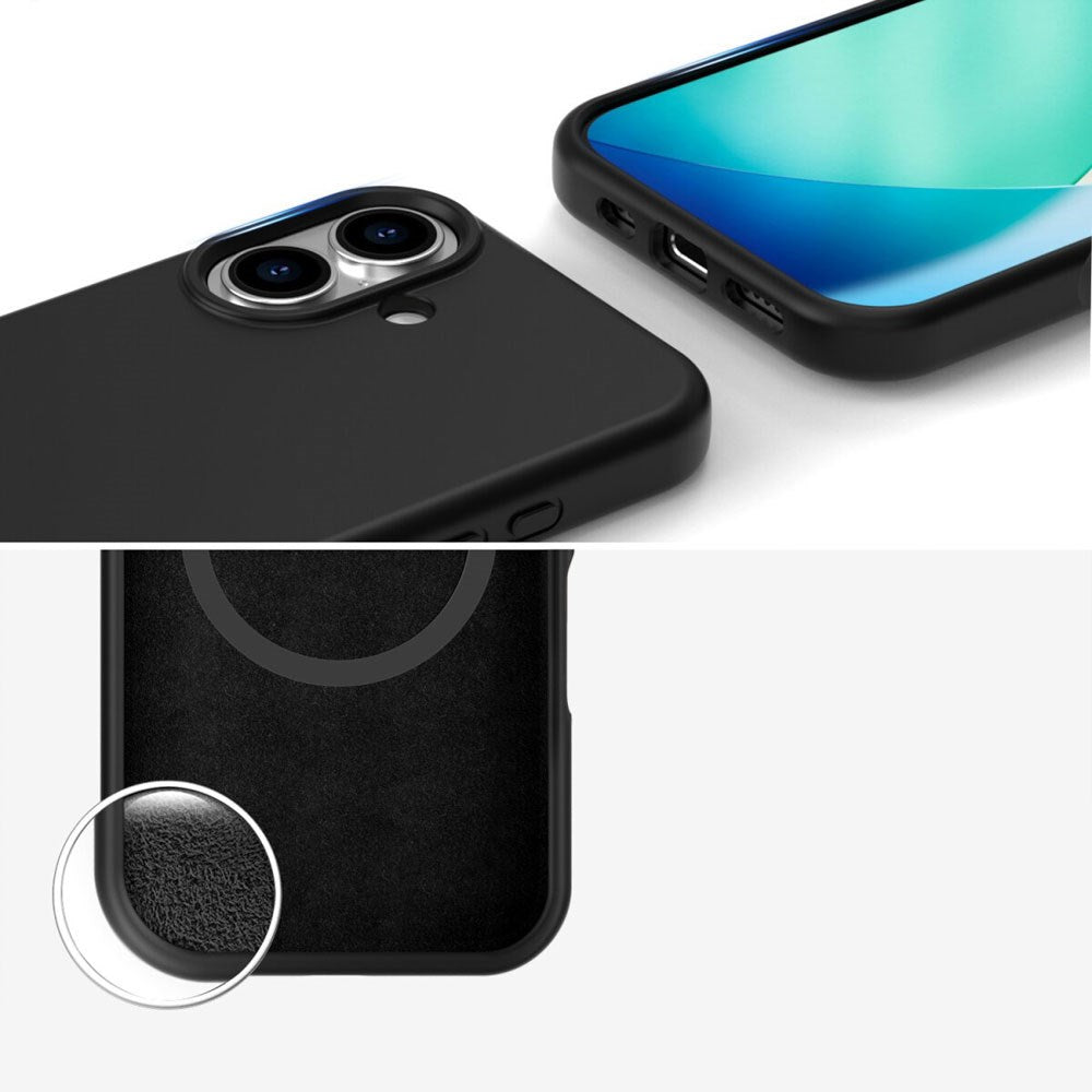 iPhone 17 4Smarts Silicone Case - MagSafe Compatible - Black