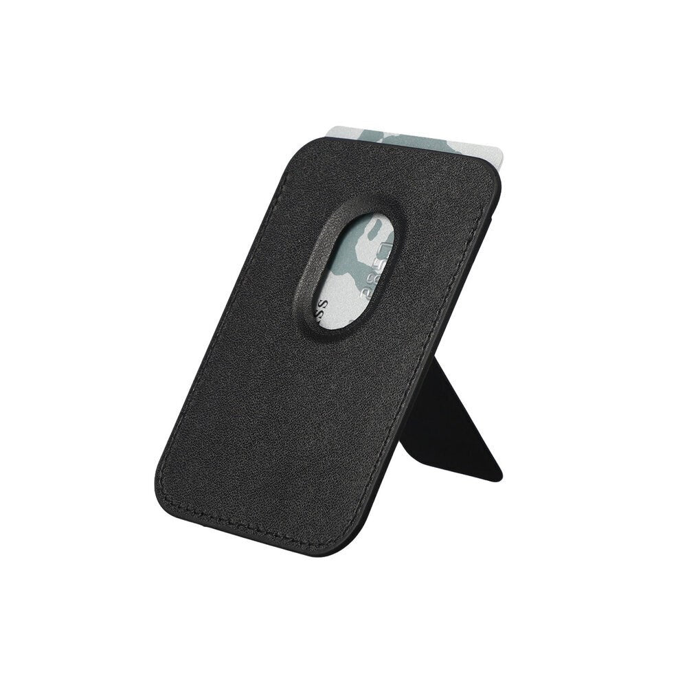 4smarts Magnetic Card Holder with Stand Function - MagSafe Compatible - Black
