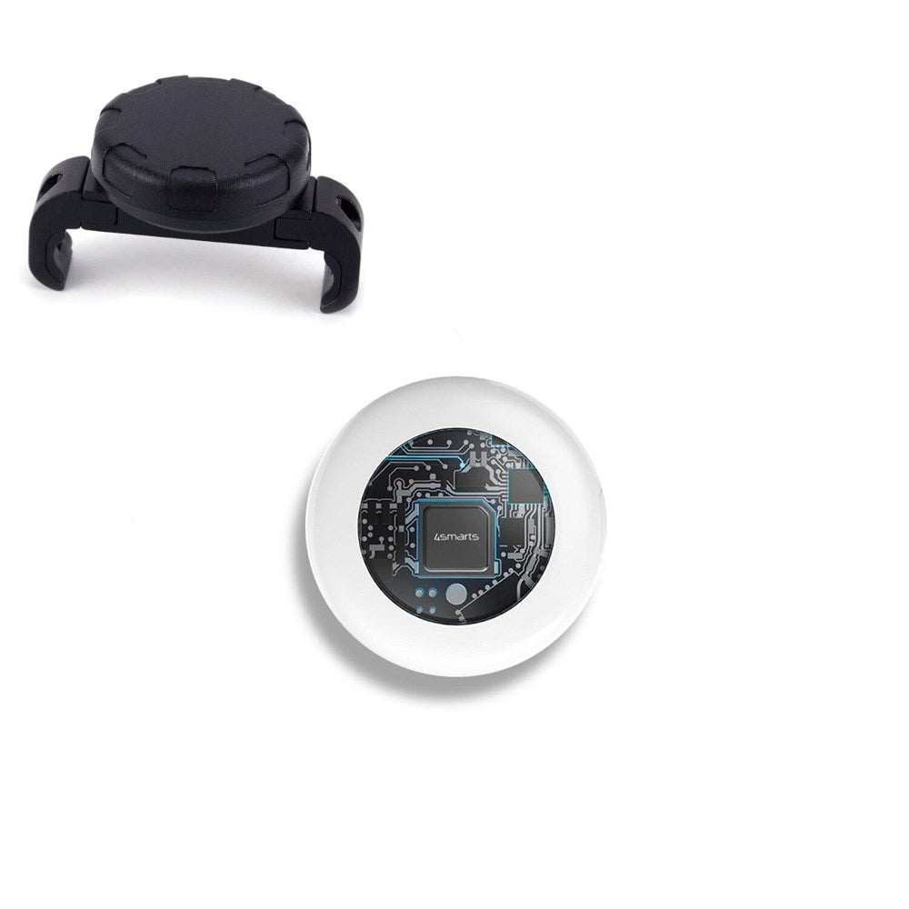 4smarts SkyTag GPS Tracker with Saddle Clamp – White