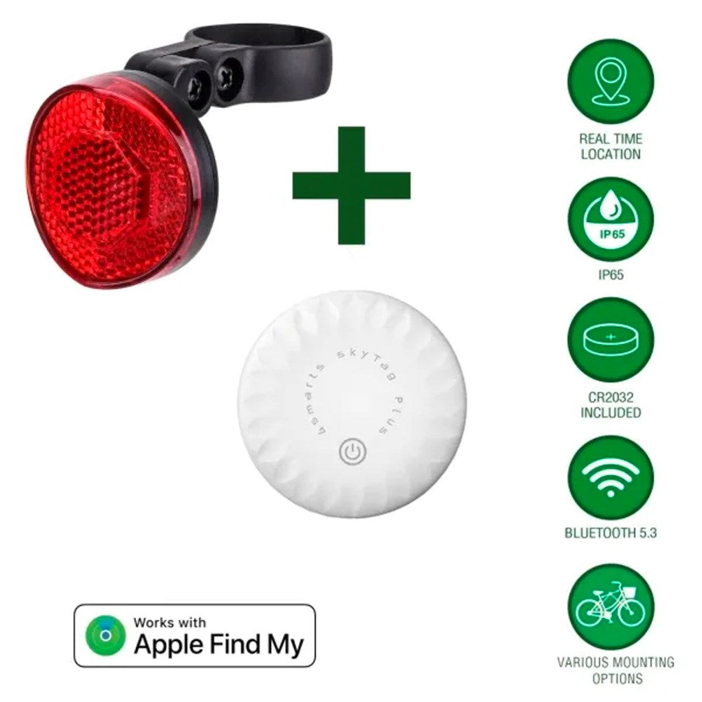 4smarts SkyTag GPS Tracker with Reflector – White