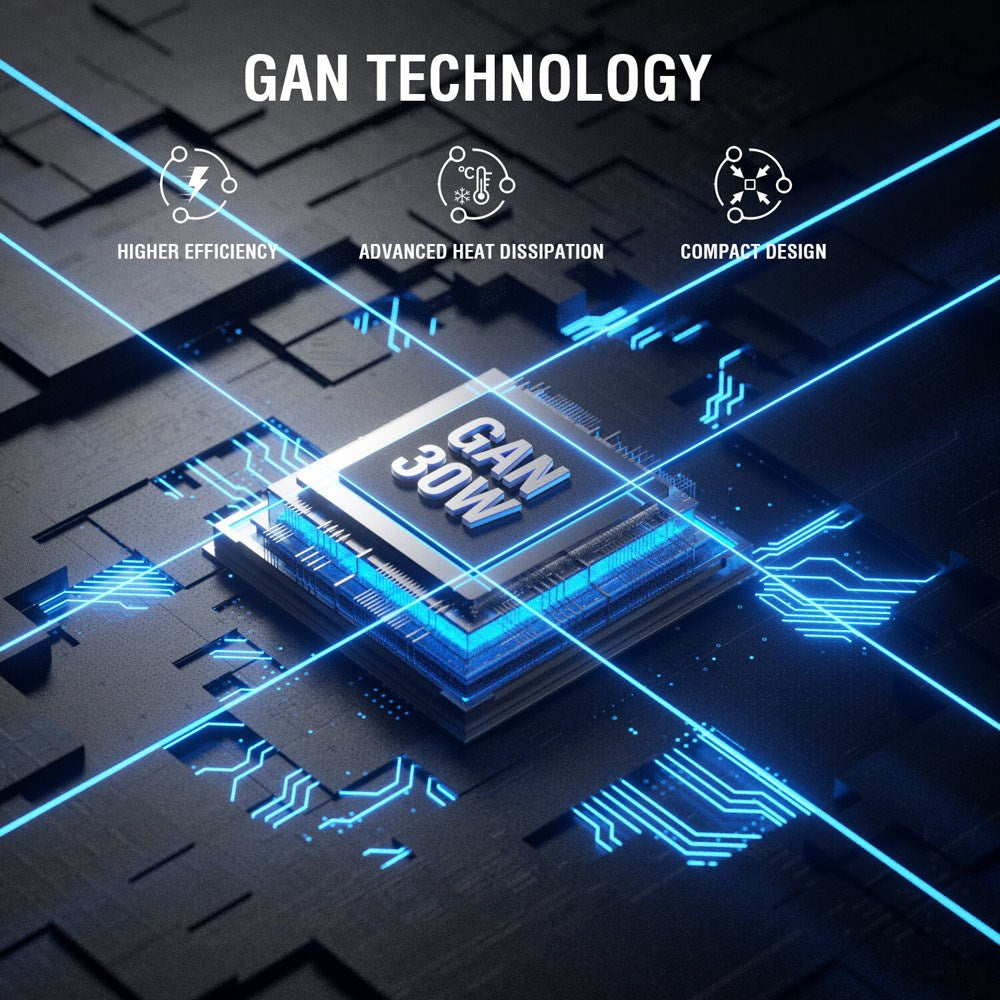 4smarts PDPlug Slim 30W Wall Charger with 1 x USB-C 1 x USB-A - Black