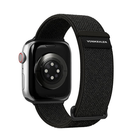 Apple Watch (42/44/45/46/SE/49mm)  Vonmählen Fitness Loop 2 Nylon Strap - Black