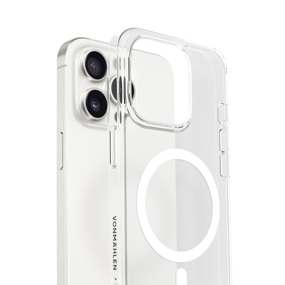 Vonmählen iPhone 16 Transparent Case - MagSafe Compatible - Transparent
