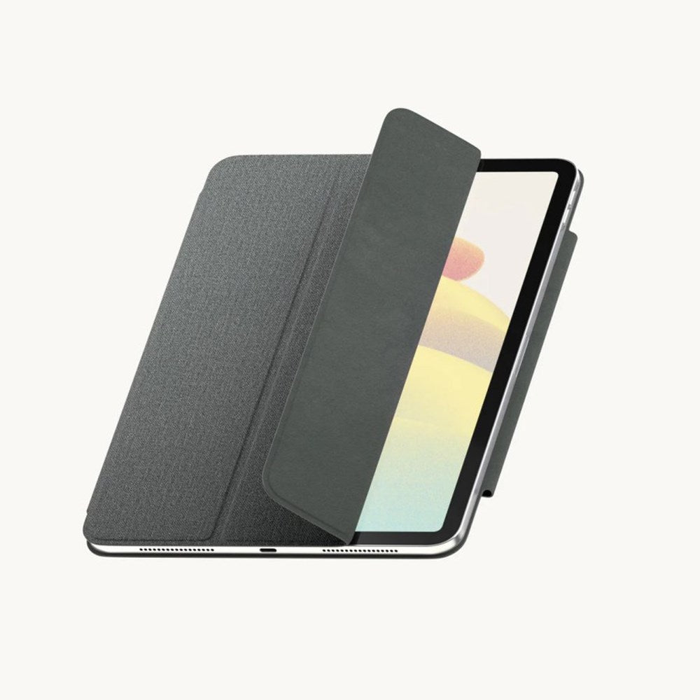 iPad Pro 12.9" (2022 / 2021 / 2020 / 2018) Paperlike+ Folio Bundle with Flipcover, Screen Protector & Stylus Pen Grip - Black / Transparent