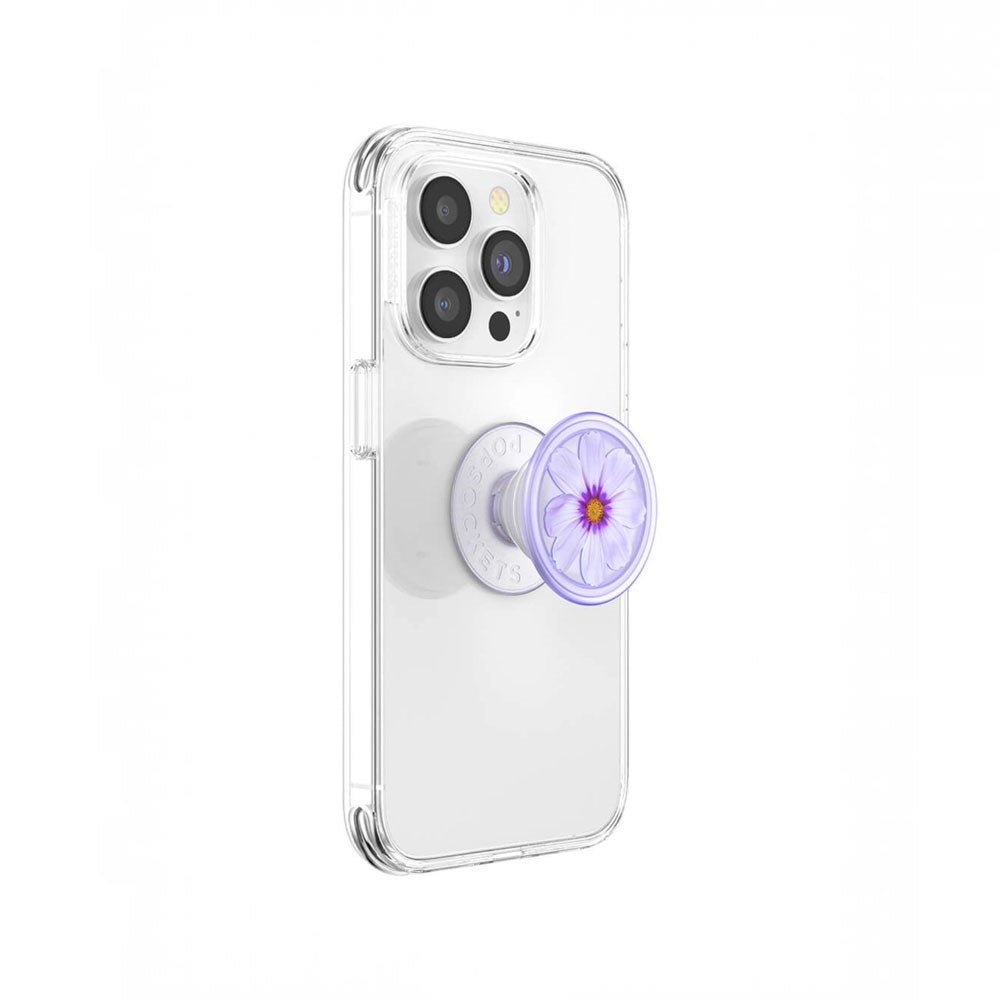 POPSOCKETS PopGrip Removable Grip with Stand Function - Plant Purple Cosmo