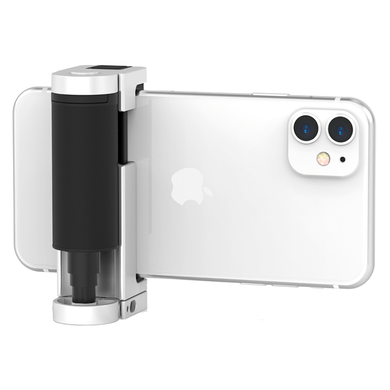 Just Mobile Shutter Grip - Smart Camera Control for Smartphone - Silver