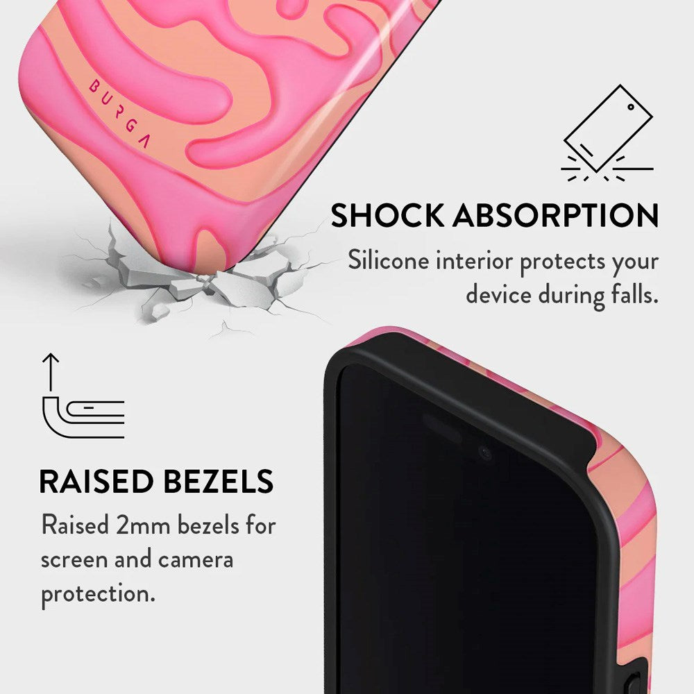 Burga iPhone 16 Pro Max Tough Fashion Case - Popsicle