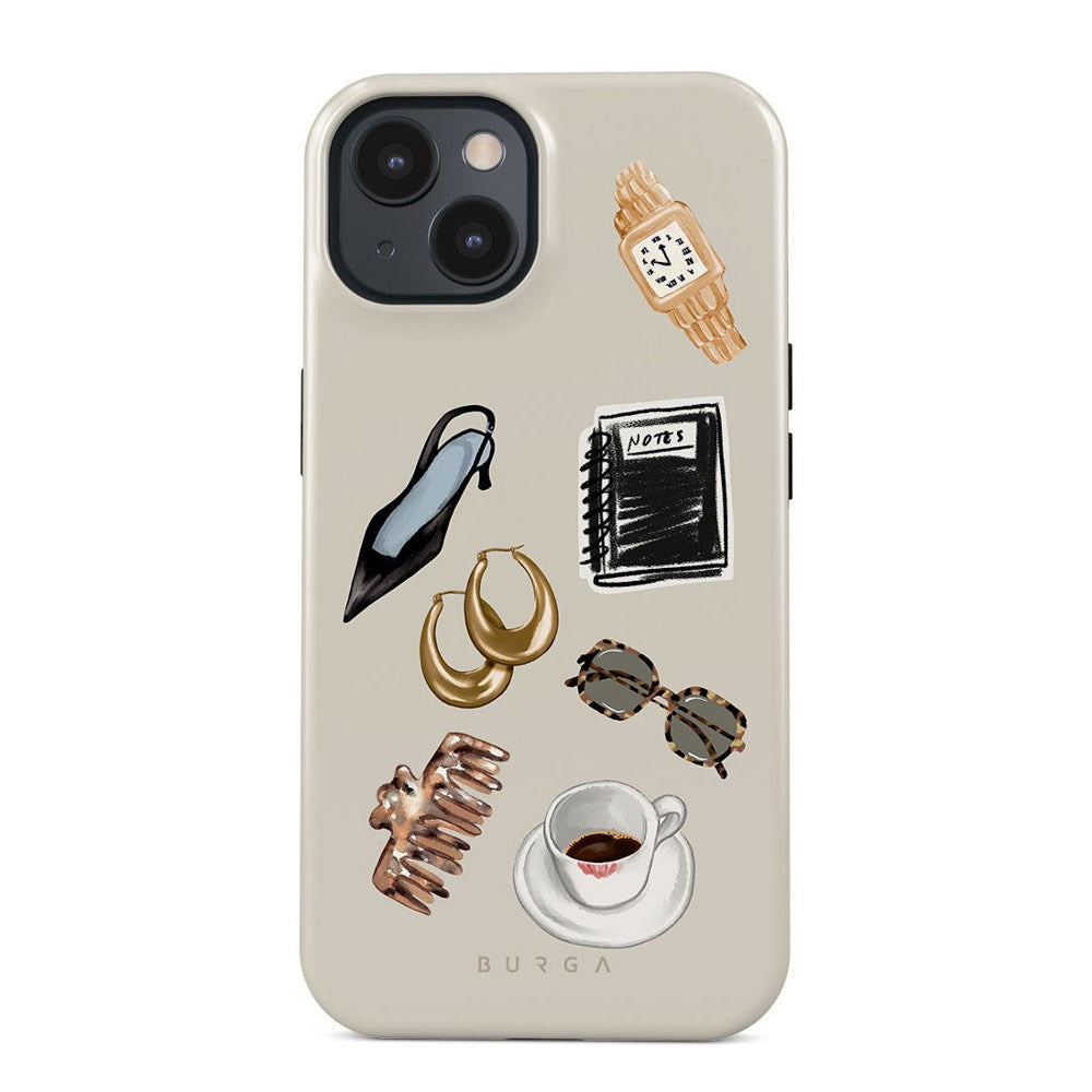 Burga iPhone 15 Tough Fashion Case - Boss Babe