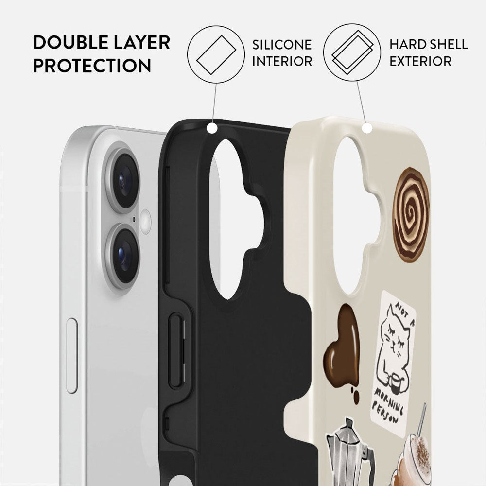 Burga iPhone 16 Tough Fashion Case - Oat Milk Please