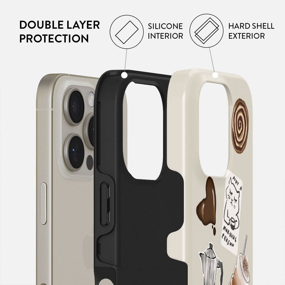 Burga iPhone 16 Pro Tough Fashion Case - Oat Milk Please